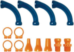 Loc-Line - 1/2" Hose Inside Diam, Coolant Hose Elbow - For Use with Loc-Line Modular Hose System - Exact Tool & Supply