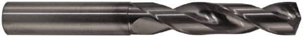 M.A. Ford - 1/2" 142° Solid Carbide Jobber Drill - ALtima Finish, Right Hand Cut, Spiral Flute, Straight Shank, 4.213" OAL - Exact Tool & Supply