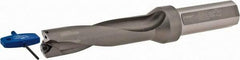 Komet - 4-1/2" Max Drill Depth, 4xD, 1-1/8" Diam, Indexable Insert Drill - 2 Inserts, 1-1/4" Shank Diam, Straight Shank - Exact Tool & Supply