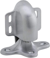 IVES - 5" Projection Floor Door Stop - Screw Mount, Satin Chrome Finish - Exact Tool & Supply