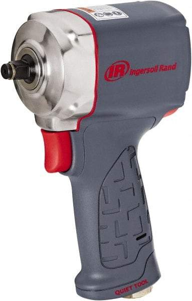 Ingersoll-Rand - 3/8" Drive, 7,000 RPM, 380 Ft/Lb Torque Impact Wrench - Pistol Grip Handle, 1,250 IPM, 17 CFM, 90 psi, 1/4" NPTF Inlet - Exact Tool & Supply