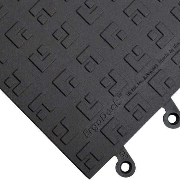 Wearwell - 1 10-Piece 18" Long x 18" Wide x 7/8" Thick, Anti-Fatigue Modular Matting System - Exact Tool & Supply