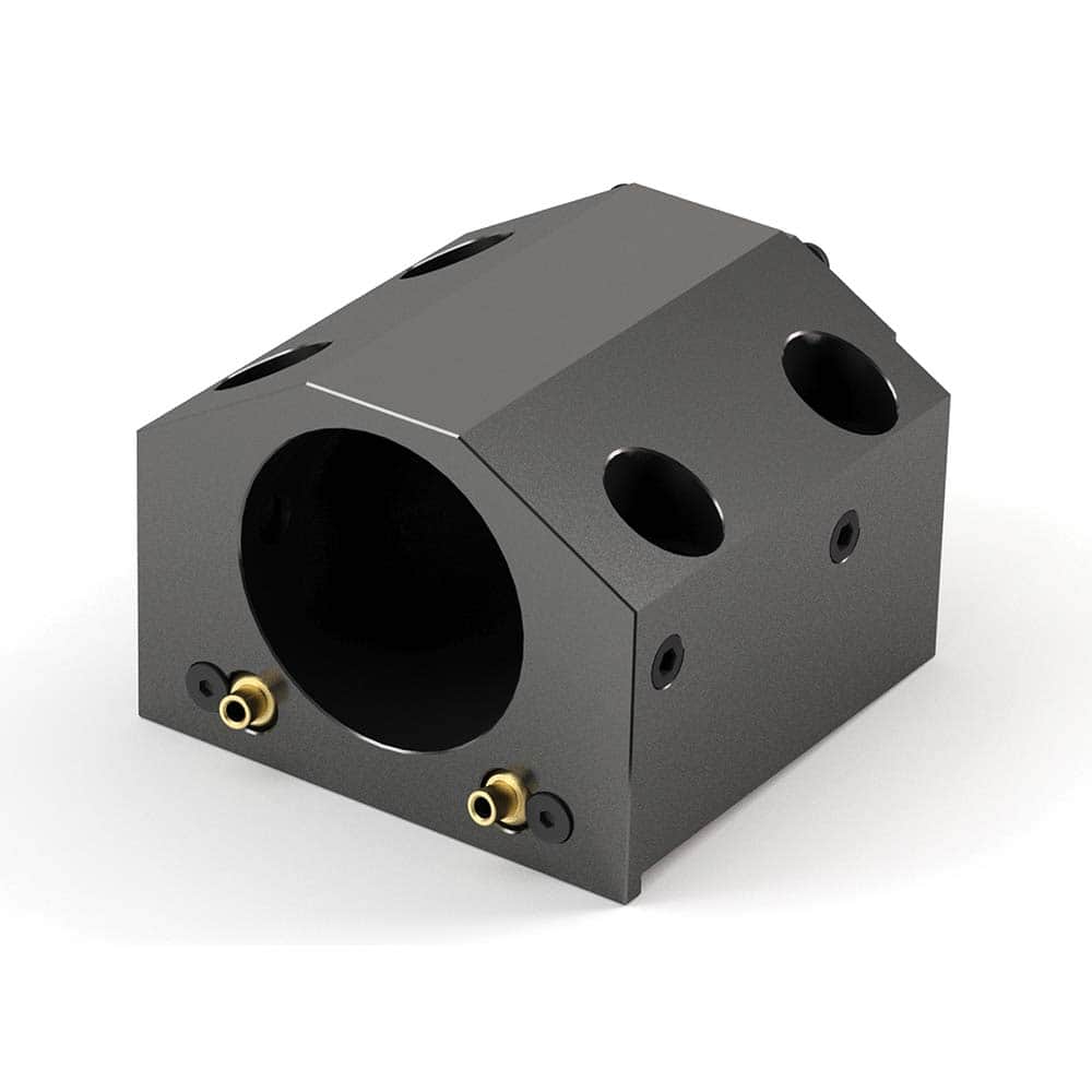 Global CNC Industries - Turret & VDI Tool Holders; Type: Okuma ID Block ; Clamping System: 105mm X 70mm ; Tool Axis: ID ; Through Coolant: No ; Additional Information: 4 Mounting Holes - Exact Tool & Supply