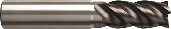 Seco - 20mm, 42mm LOC, 20mm Shank Diam, 100mm OAL, 4 Flute, Solid Carbide Square End Mill - Single End, Super-A Finish, Helical Flute, 40° Helix, Right Hand Cut, Right Hand Flute - Exact Tool & Supply