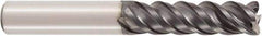 Seco - 16mm, 4 Flute, Single End, Solid Carbide, 1mm Corner Radius End Mill - 100mm OAL, 48° Helix, Right Hand Flute, 50mm LOC, Right Hand Cut - Exact Tool & Supply