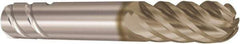 Seco - 6mm Diam, 17mm LOC, 6 Flute Solid Carbide Ball End Mill - HXT Finish, Single End, 57mm OAL, 4.5mm Shank Diam, Spiral Flute - Exact Tool & Supply