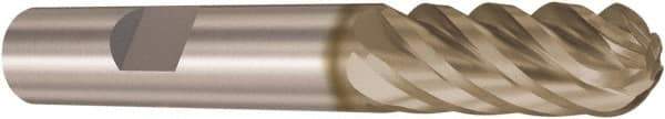 Seco - 10mm Diam, 26mm LOC, 6 Flute Solid Carbide Ball End Mill - HXT Finish, Single End, 72mm OAL, 4.5mm Shank Diam, Spiral Flute - Exact Tool & Supply