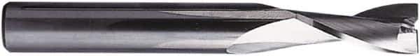 Seco - 6mm, 8mm LOC, 5.8mm Shank Diam, 100mm OAL, 2 Flute, Solid Carbide Square End Mill - Single End, Uncoated, Helical Flute, 25° Helix, Centercutting, Right Hand Cut, Right Hand Flute - Exact Tool & Supply
