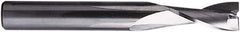 Seco - 6mm, 8mm LOC, 5.8mm Shank Diam, 100mm OAL, 2 Flute, Solid Carbide Square End Mill - Single End, Uncoated, Helical Flute, 25° Helix, Centercutting, Right Hand Cut, Right Hand Flute - Exact Tool & Supply