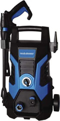 PRO-SOURCE - Electric, 12 Amp, 1,500 psi, 1.35 GPM, Cold Water Pressure Washer - Axial-Cam, 20' x 1/4" Hose, 120 Max Volts - Exact Tool & Supply