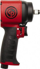 Chicago Pneumatic - 1/2" Drive, 9,400 RPM, 450 Ft/Lb Torque Impact Wrench - Pistol Grip Handle, 22 CFM, 1/4" Inlet - Exact Tool & Supply