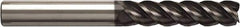 Seco - 20mm, 65mm LOC, 20mm Shank Diam, 125mm OAL, 4 Flute, Solid Carbide Square End Mill - Single End, NXT Finish, Helical Flute, Centercutting, Right Hand Cut, Right Hand Flute, Series JS514 - Exact Tool & Supply