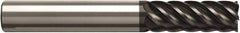 Seco - 10mm, 25mm LOC, 10mm Shank Diam, 72mm OAL, 6 Flute, Solid Carbide Square End Mill - Single End, NXT Finish, Helical Flute, 45° Helix, Centercutting, Right Hand Cut, Right Hand Flute, Series JS520 - Exact Tool & Supply
