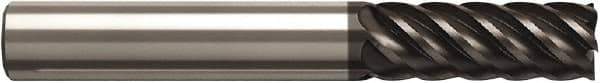 Seco - 10mm, 25mm LOC, 10mm Shank Diam, 72mm OAL, 6 Flute, Solid Carbide Square End Mill - Single End, NXT Finish, Helical Flute, 45° Helix, Centercutting, Right Hand Cut, Right Hand Flute, Series JS520 - Exact Tool & Supply