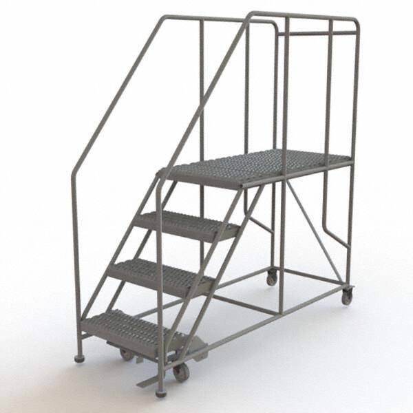 TRI-ARC - Rolling & Wall Mounted Ladders & Platforms Type: Rolling Work Platform Style: Steel Work Platform - Exact Tool & Supply