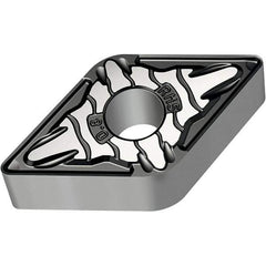 Walter - DNMG443 RM5 Grade WSM20S Carbide Turning Insert - 55° Diamond, 1/2" Inscr Circle, 1/4" Thick, 3/64" Corner Radius - Exact Tool & Supply