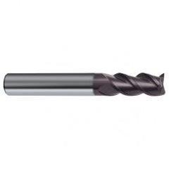9mm Dia. - 67mm OAL - 45° Helix Firex Carbide End Mill - 3 FL - Exact Tool & Supply