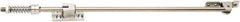 GLYNN-JOHNSON - 26" Long Satin Chrome Door Holder - Grade 1, 26" Stem Length - Exact Tool & Supply