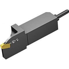 Sandvik Coromant - 16mm Max Depth, 0 to 1" Width, External Right Hand Nonface Grooving Toolholder - Exact Tool & Supply