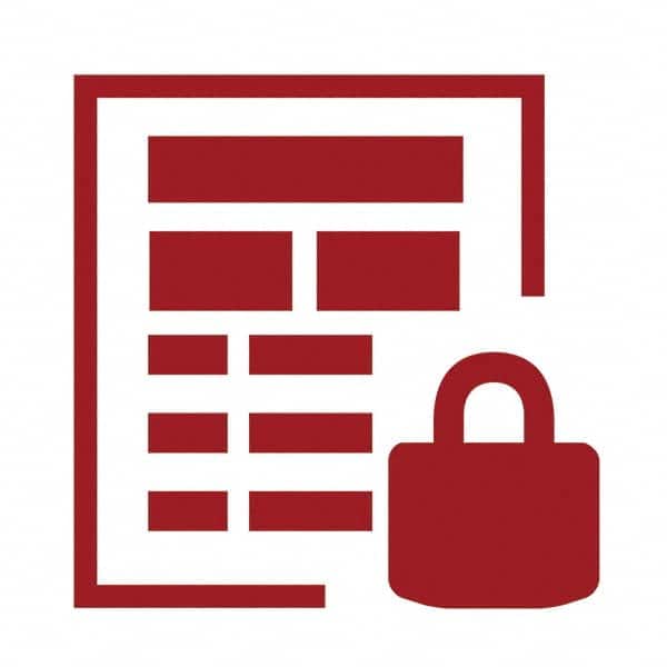 Brady - Lockout Accessories Type: Lockout Tagout Software For Use With: Lockout Devices/Tags - Exact Tool & Supply