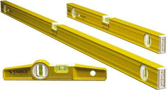 Stabila - Level Kits Level Kit Type: Magnetic Box Beam & Torpedo Level Kit Maximum Measuring Range (Feet): 48 - Exact Tool & Supply