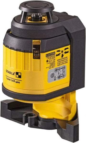 Stabila - 4 Beam 490' Max Range Cross Line Level - Red Beam, 3/16" at 50' Accuracy, Battery Included - Exact Tool & Supply