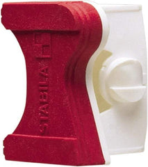 Stabila - Level Replacement End Cap Mount - Red, Use with R300 Series Levels - Exact Tool & Supply