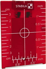 Stabila - Laser Level Target Plate - Use with LAR200, LAR250 - Exact Tool & Supply