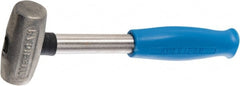 American Hammer - 4 Lb Head 1-5/8" Face Zinc Aluminum Alloy Nonmarring Hammer - Exact Tool & Supply