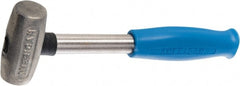 American Hammer - 1 Lb Head 1-1/8" Face Zinc Aluminum Alloy Nonmarring Hammer - Exact Tool & Supply