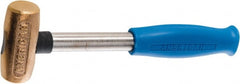 American Hammer - 7 Lb Head 1-5/8" Face Bronze Head Hammer - Exact Tool & Supply