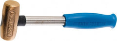 American Hammer - 1 Lb Head 1-1/8" Face Bronze Head Hammer - Exact Tool & Supply