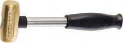 American Hammer - 2 Lb Head 1-1/2" Face Brass Hammer - Exact Tool & Supply