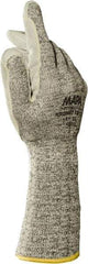 MAPA Professional - Size XL (10), ANSI Cut Lvl 4, Puncture Lvl 2, Abrasion Lvl 4, HDPE Cut Resistant Gloves - Palm Coated, HDPE Lining, Gray, Paired - Exact Tool & Supply
