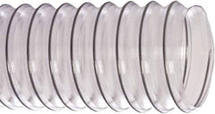Flexaust - 2" ID, 29 Hg Vac Rating, 30 psi, PVC Vacuum & Duct Hose - 25' Long, Clear, 2.42" Bend Radius, 20 to 160°F - Exact Tool & Supply
