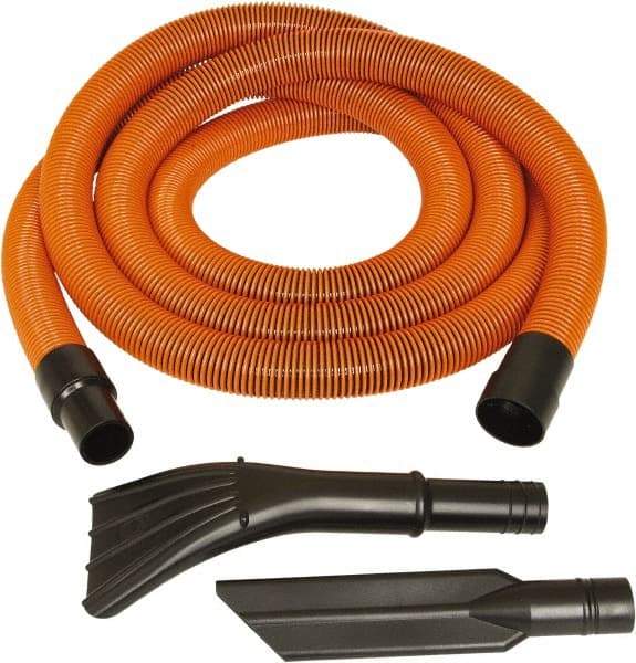Flexaust - 12' Hose Length, Accessory Kit - Use With All Vacuums with Inlet - Exact Tool & Supply