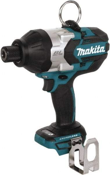 Makita - 7/16" Drive 18 Volt T-Handle Cordless Impact Wrench & Ratchet - 2,200 RPM, 600 Ft/Lb Torque, Lithium-Ion Batteries Not Included - Exact Tool & Supply