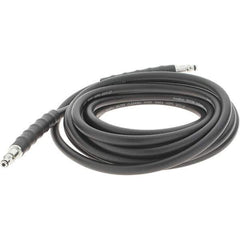 PRO-SOURCE - 2,600 Max psi Fixed Pressure Washer Hose - 20' Long, 6.35 Orifice, 1/4" Hole Size - Exact Tool & Supply