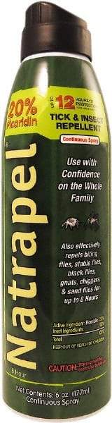 Natrapel - 6 oz 20% Picaridin Continuous Spray - For Mosquitos, Ticks - Exact Tool & Supply