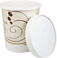 Solo - 32 oz Flexstyle Paper Double Poly Food Combo Packs - Symphony Design - Exact Tool & Supply
