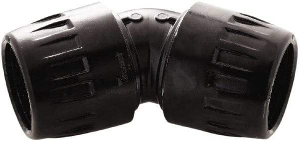 Transair - 7/8" ID, 25mm OD, 45° Union Elbow - Plastic, 232 Max psi - Exact Tool & Supply
