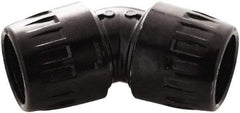Transair - 7/8" ID, 25mm OD, 45° Union Elbow - Plastic, 232 Max psi - Exact Tool & Supply