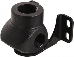 Transair - Three Port Wall Bracket - Plastic, 232 Max psi, 3/4 & 1/2 & 1/4 Female NPT, 3-5/16" Long - Exact Tool & Supply