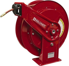 Reelcraft - 75' Spring Retractable Hose Reel - 300 psi, Hose Included - Exact Tool & Supply
