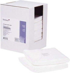 NuTrend Disposables - Flat Fold Aerospace Wipes - Bag, 12" x 12" Sheet Size, White - Exact Tool & Supply