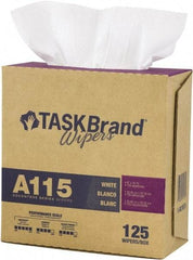 NuTrend Disposables - Dry General Purpose Wipes - Pop-Up, 9" x 16-3/4" Sheet Size, White - Exact Tool & Supply
