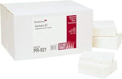 NuTrend Disposables - 1/4 Fold General Purpose Wipes - Poly Pack, 12" x 13-1/4" Sheet Size, White - Exact Tool & Supply