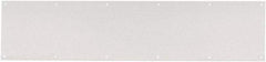 IVES - 34" Long x 8" High Stainless Steel Kickplate - Satin Chrome Finish - Exact Tool & Supply