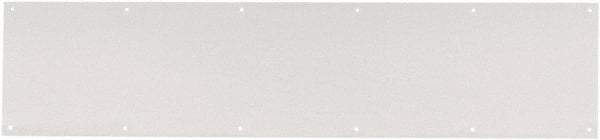IVES - 34" Long x 10" High Stainless Steel Kickplate - Satin Chrome Finish - Exact Tool & Supply