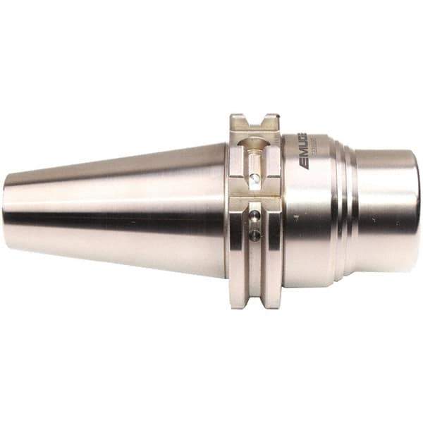 Emuge - ISO40 Taper Shank, 3/4" Hole Diam x 40mm Nose Diam Milling Chuck - 63mm Projection, Through-Spindle Coolant, Balanced to 20,000 RPM - Exact Tool & Supply